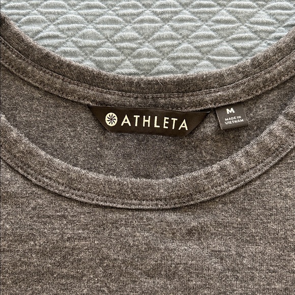 Athleta Charcoal Tank Top Size Medium - Picture 2 of 4